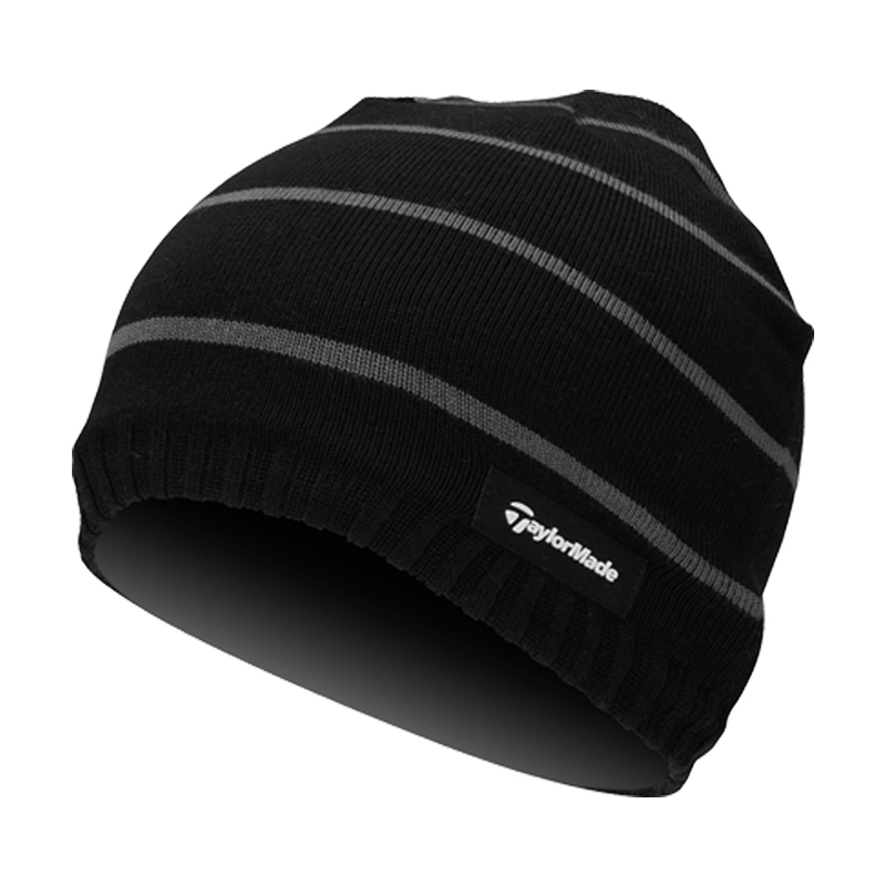 Mũ TaylorMade Striped Beanie giữ ấm cho golfer trong mùa lạnh giá